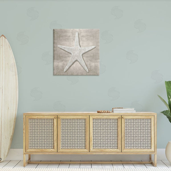 Stupell Industries Amber Sterling | Rustic Grey Starfish Wall Art