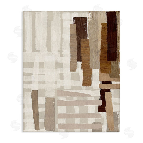 stupell industries Amber Sterling | Rustic Hatched Pattern Wall Art
