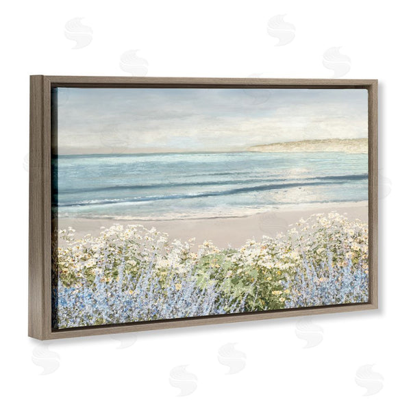 Stupell Industries Amber Sterling | Sand And Blooms Beach Wall Art
