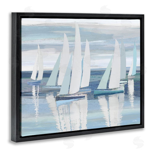Stupell Industries Amber Sterling | Serenity At Sea Boats Wall Art