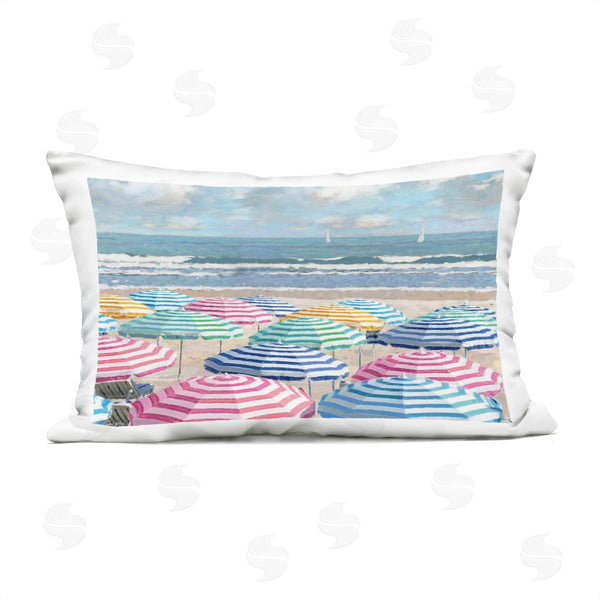 Stupell Industries Amber Sterling | Shore With Bright Umbrellas