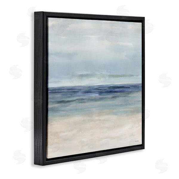 Stupell Industries Amber Sterling | Soft Aqua Coastline Wall Art