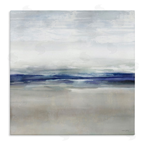 stupell industries Amber Sterling | Soothing Faded Blue Horizon