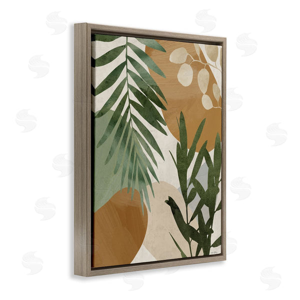 Stupell Industries Amber Sterling | Southwestern Tropical Leaves