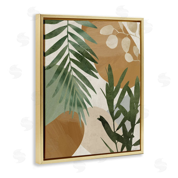 Stupell Industries Amber Sterling | Southwestern Tropical Leaves