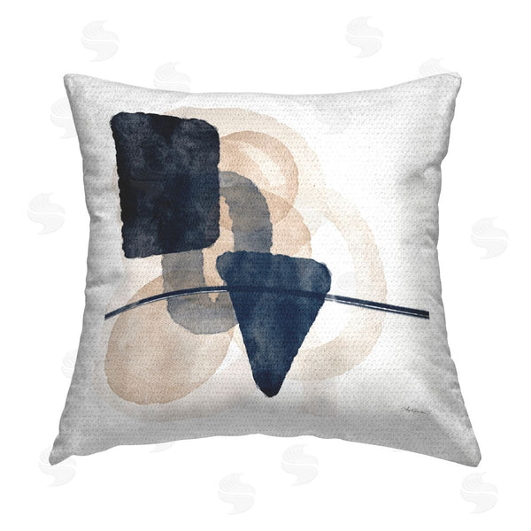 Stupell Industries Amber Sterling | Various Shapes Layered Printed Throw Pillow