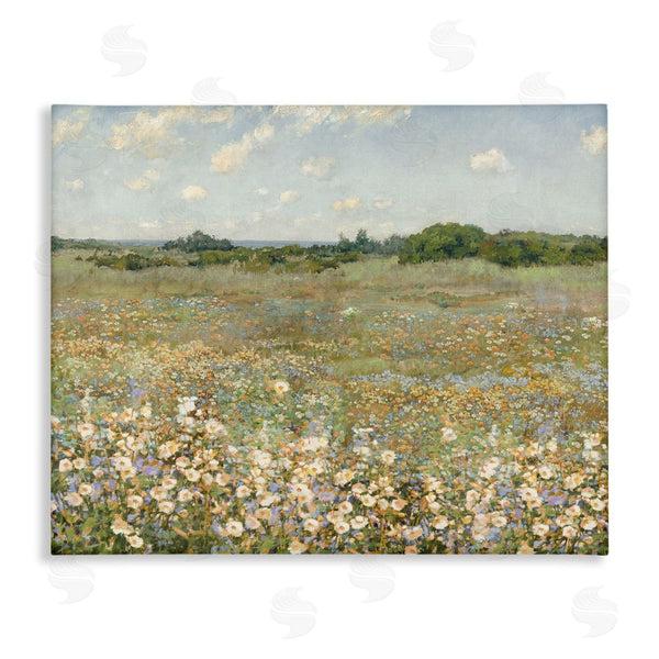 stupell industries Amber Sterling | Vast Flower Speckled Meadow