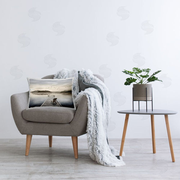 Stupell Industries Amber Sterling | Waterfront Dock View