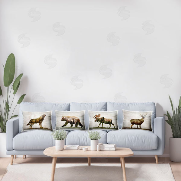 Stupell Industries Amber Sterling | Woodland Animals Rustic Pattern