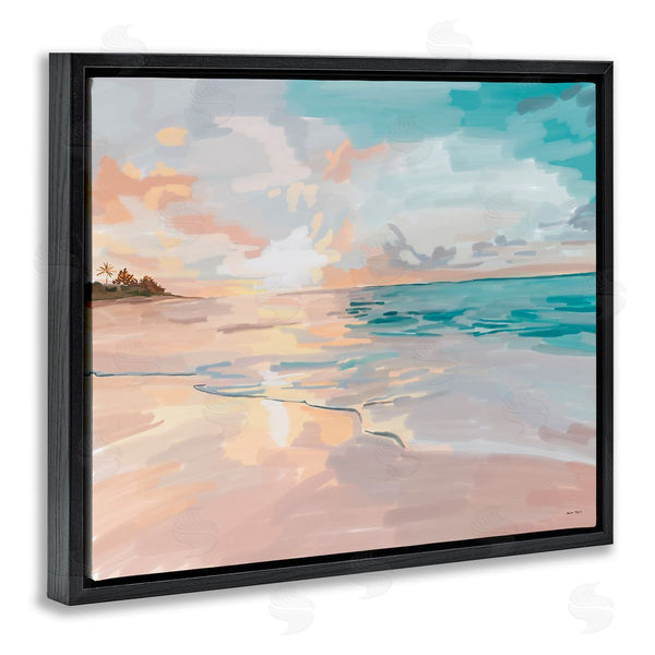 Stupell Industries Amelia Noyes | Abstract Beach Sunset Wall Art