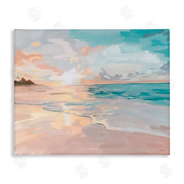 stupell industries Amelia Noyes | Abstract Beach Sunset Wall Art