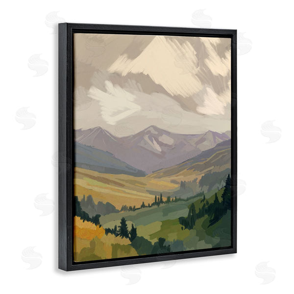 Stupell Industries Amelia Noyes | Abstract Mountainside View