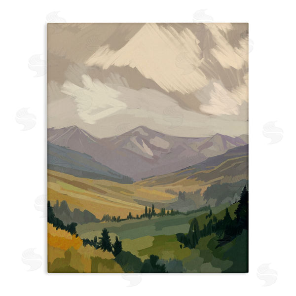 stupell industries Amelia Noyes | Abstract Mountainside View
