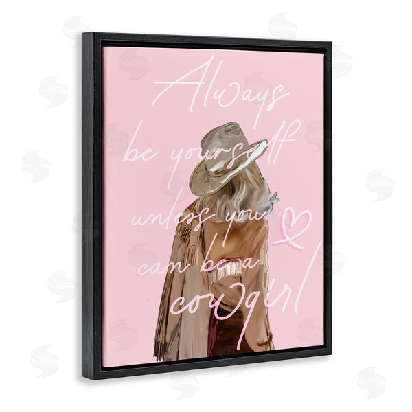 Stupell Industries Amelia Noyes | Be Yourself Cowgirl