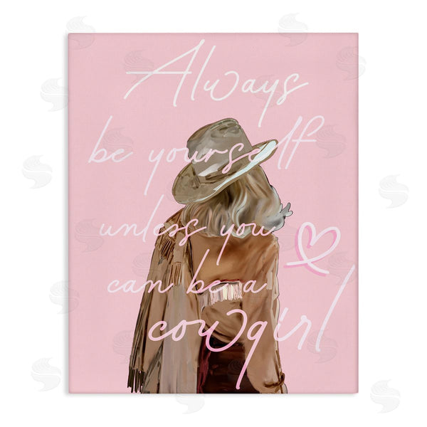 stupell industries Amelia Noyes | Be Yourself Cowgirl