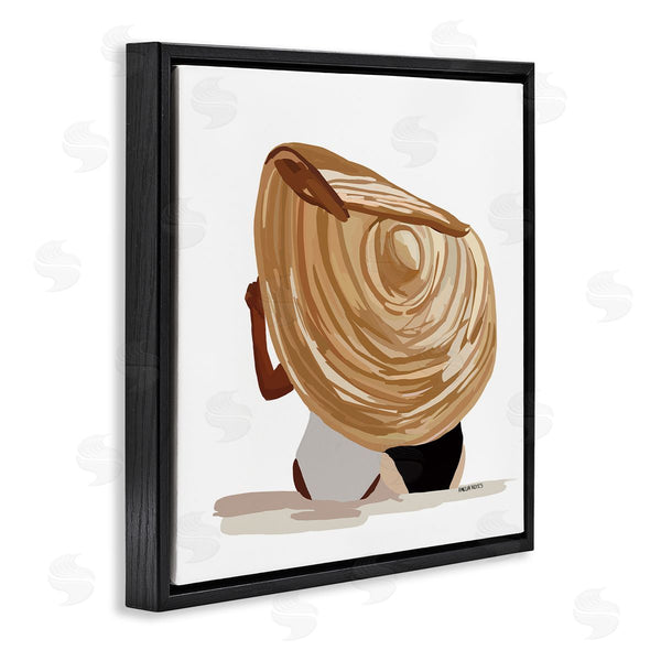 Stupell Industries Amelia Noyes | Beach Babe Friends Tropical Summer Sun Hat Wall Art