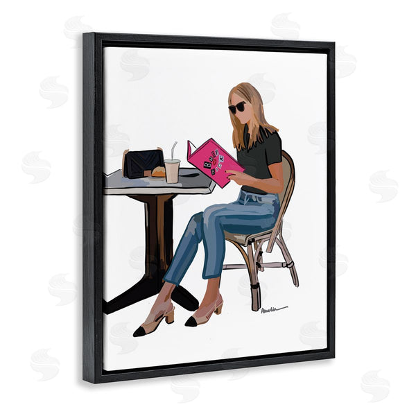 Stupell Industries Amelia Noyes | Burn Book Movie Girl Sitting Wall Art