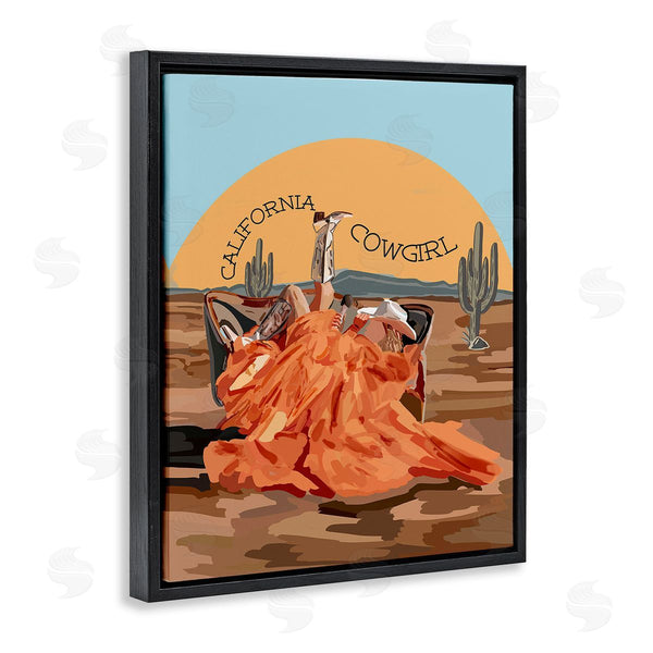 Stupell Industries Amelia Noyes | California Cowgirl Landscape Wall Art