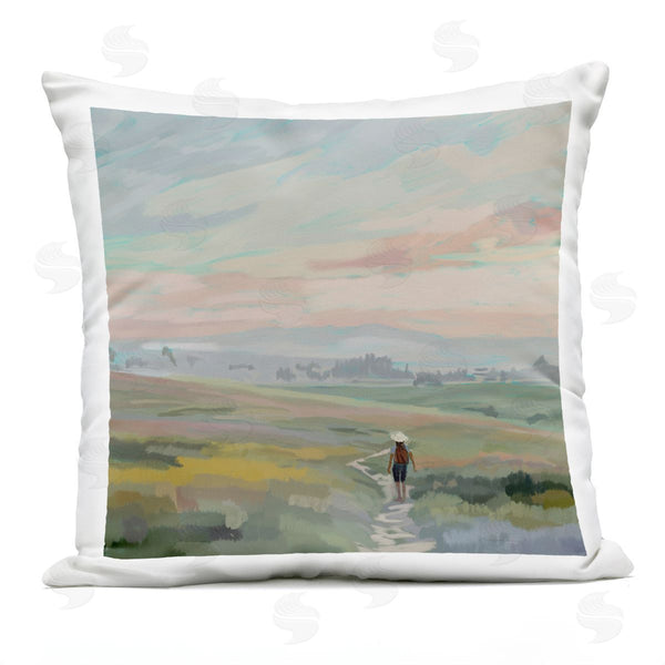 Stupell Industries Amelia Noyes | California Hike Pastel Skies Printed Throw Pillow