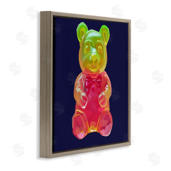 Stupell Industries Amelia Noyes | Candy Bear On Blue Wall Art