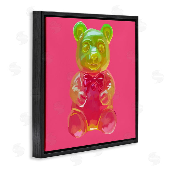Stupell Industries Amelia Noyes | Candy Bear On Pink Wall Art