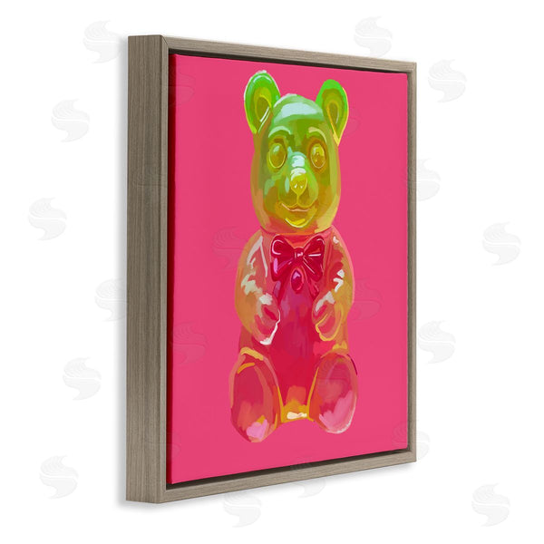 Stupell Industries Amelia Noyes | Candy Bear On Pink Wall Art