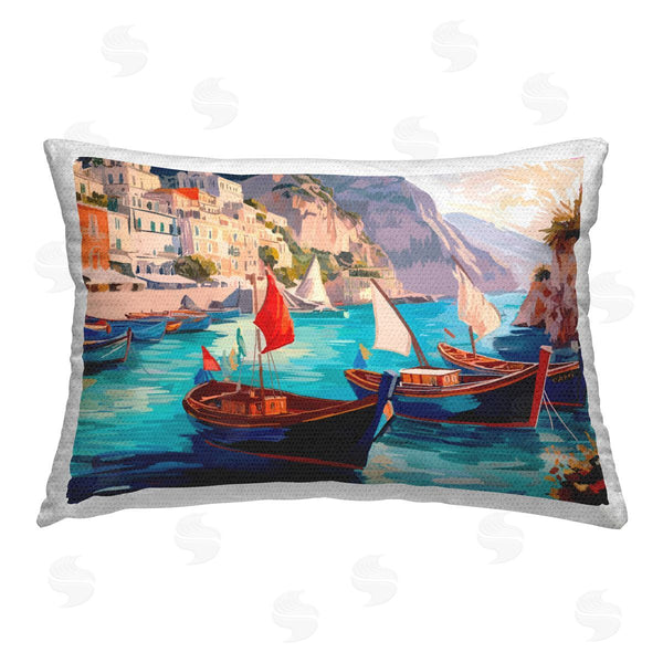 Stupell Industries Amelia Noyes | Capri Boat Marina View