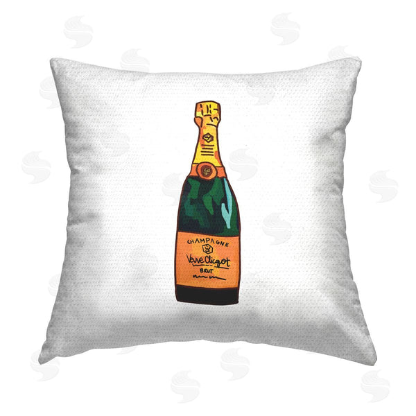 Stupell Industries Amelia Noyes | Casual Champagne Bottle Printed Throw Pillow