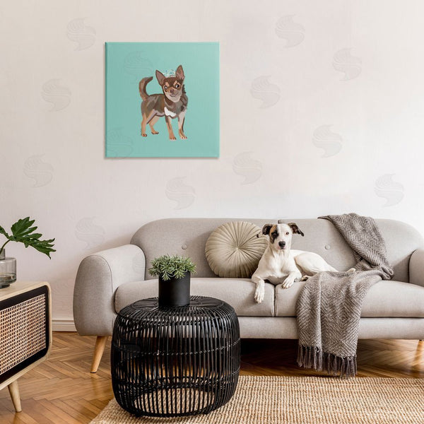 Stupell Industries Amelia Noyes | Chihuahua With Crown Wall Art