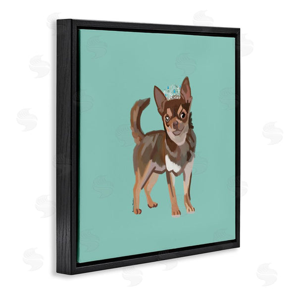 Stupell Industries Amelia Noyes | Chihuahua With Crown Wall Art