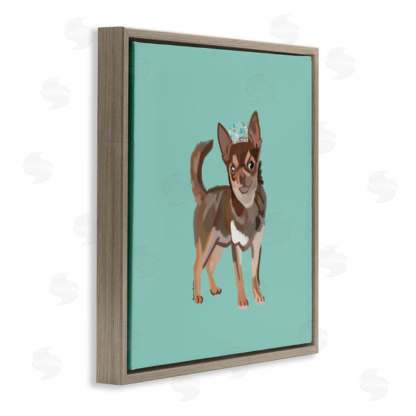 Stupell Industries Amelia Noyes | Chihuahua With Crown Wall Art