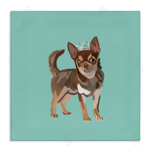 stupell industries Amelia Noyes | Chihuahua with Crown Wall Art