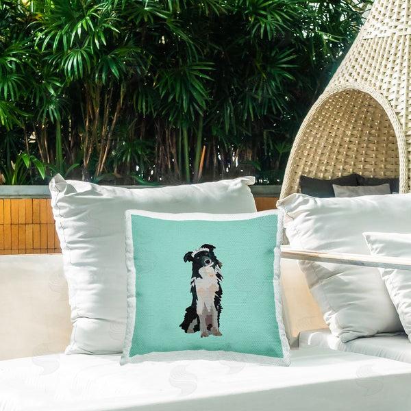 Stupell Industries Amelia Noyes | Collie With Tiara Printed Throw Pillow