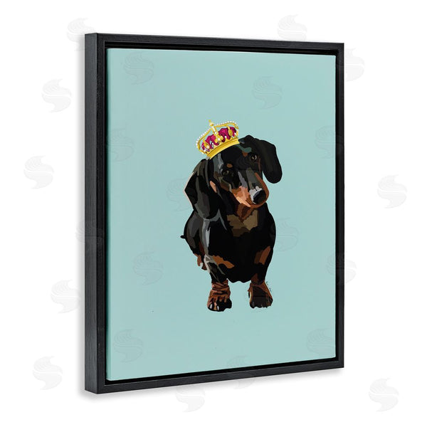 Stupell Industries Amelia Noyes | Dachshund With Royal Crown Wall Art