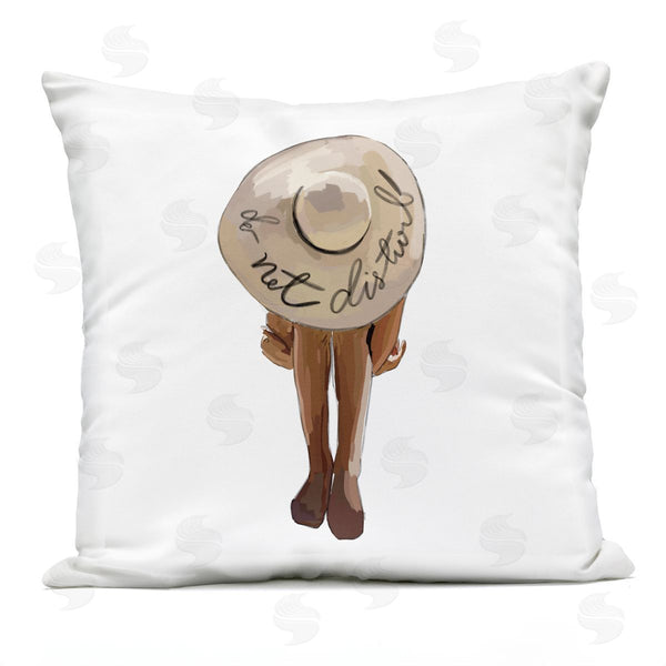Stupell Industries Amelia Noyes | Do Not Disturb Fashionable Beach Babe Printed Throw Pillow
