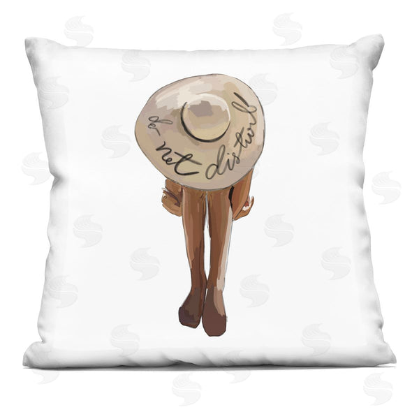 stupell industries Amelia Noyes | Do Not Disturb Fashionable Beach Babe Printed Throw Pillow