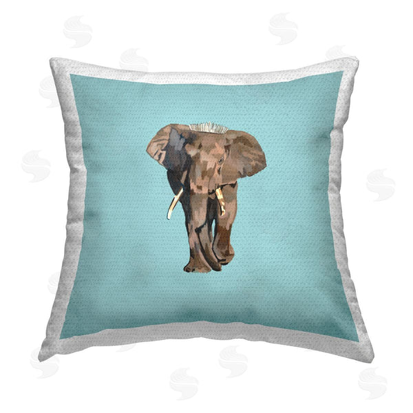 Stupell Industries Amelia Noyes | Elegant Elephant With Tiara Printed Throw Pillow