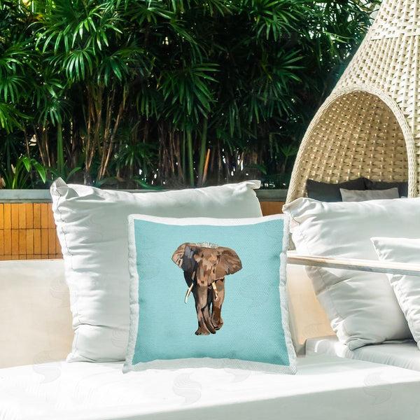 Stupell Industries Amelia Noyes | Elegant Elephant With Tiara Printed Throw Pillow