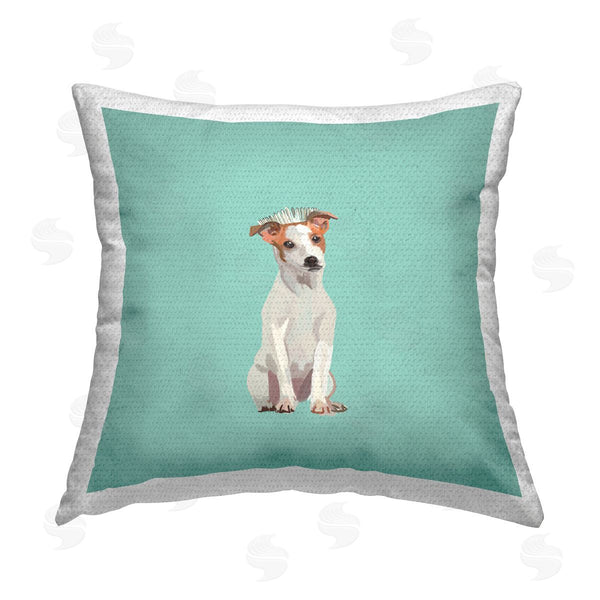 Stupell Industries Amelia Noyes | Elegant Puppy With Crown Printed Throw Pillow