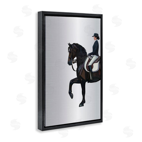 Stupell Industries Amelia Noyes | Equestrian Jockey And Horse