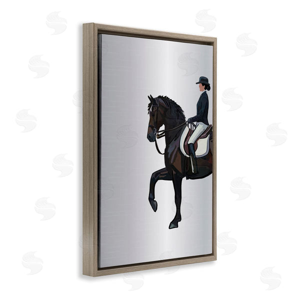 Stupell Industries Amelia Noyes | Equestrian Jockey And Horse