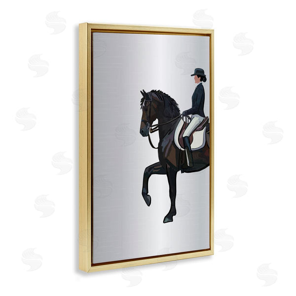 Stupell Industries Amelia Noyes | Equestrian Jockey And Horse