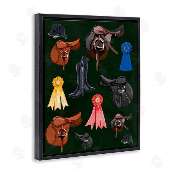 Stupell Industries Amelia Noyes | Equestrian Saddles And Ribbons Wall Art
