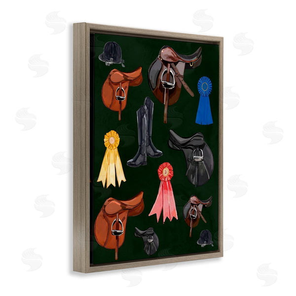 Stupell Industries Amelia Noyes | Equestrian Saddles And Ribbons Wall Art