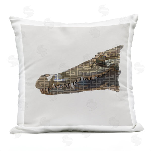 Stupell Industries Amelia Noyes | Fashion Brand Alligator Motif Printed Throw Pillow