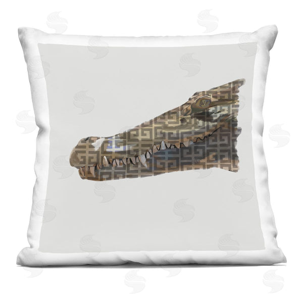 stupell industries Amelia Noyes | Fashion Brand Alligator Motif Printed Throw Pillow