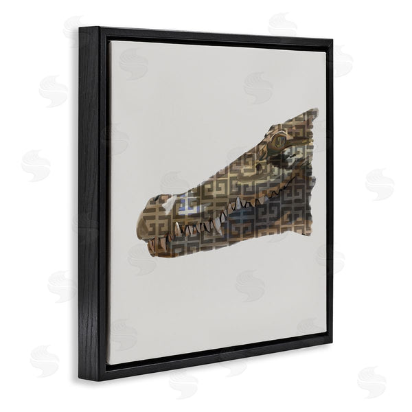 Stupell Industries Amelia Noyes | Fashion Brand Crocodile Glam Wall Art