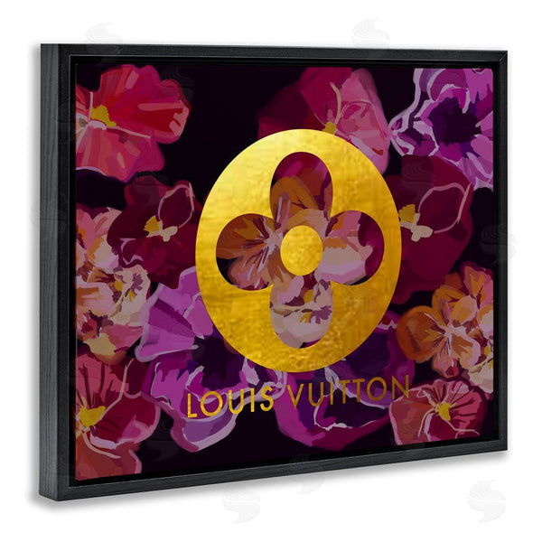 Stupell Industries Amelia Noyes | Fashion Brand Purple Flowers Wall Art