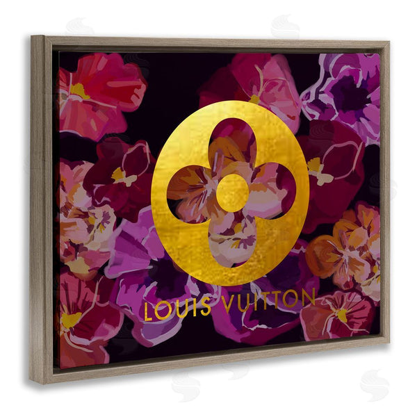 Stupell Industries Amelia Noyes | Fashion Brand Purple Flowers Wall Art