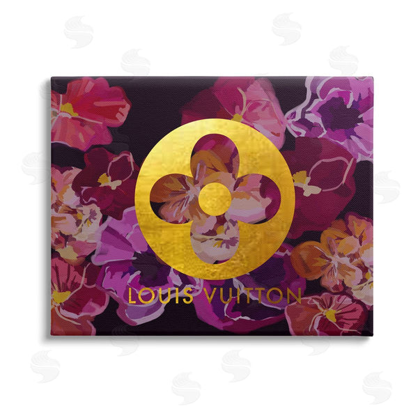 stupell industries Amelia Noyes | Fashion Brand Purple Flowers Wall Art